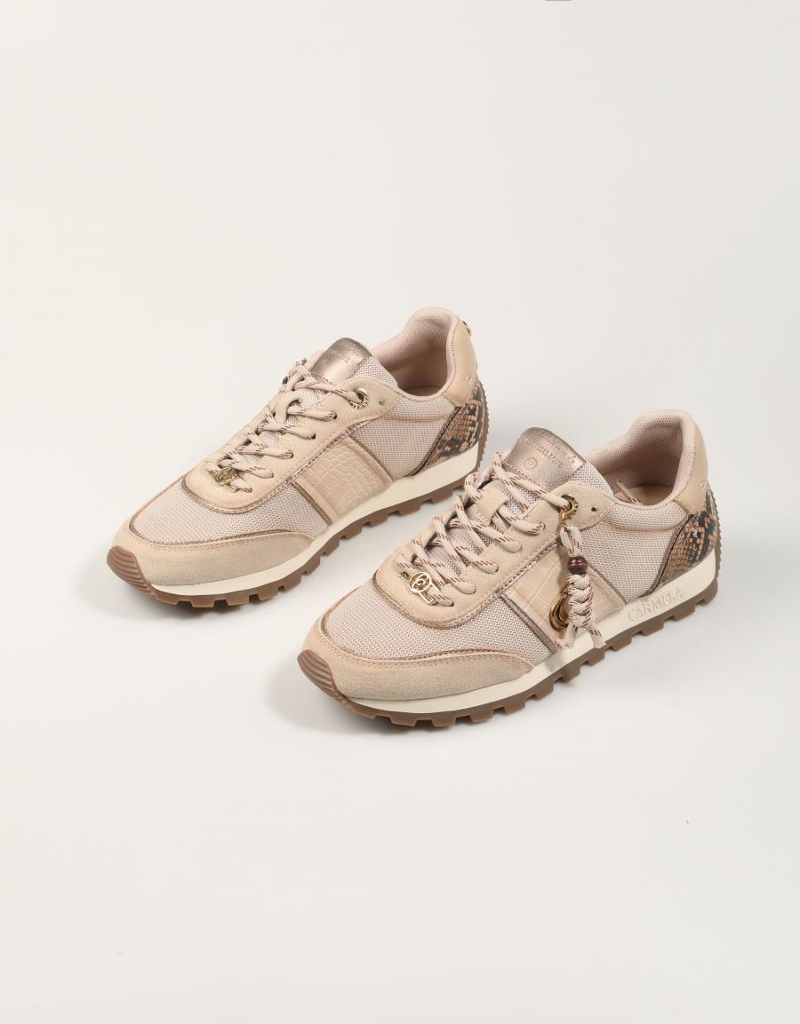 ZAPATILLAS CARMELA ZAPATILLA BEIGE en color Beige