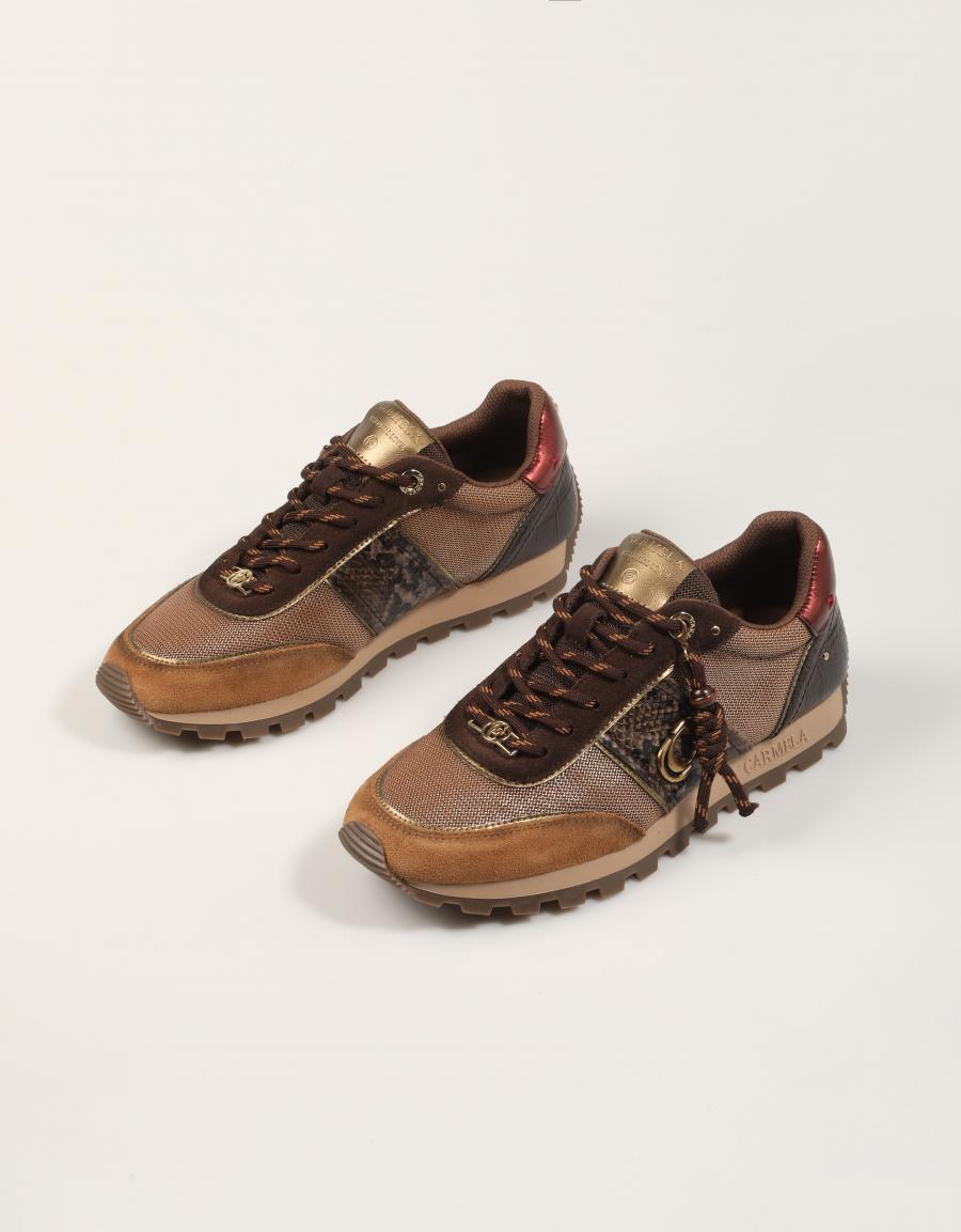 ZAPATILLAS CARMELA ZAPATILLA MARRON en color Marron