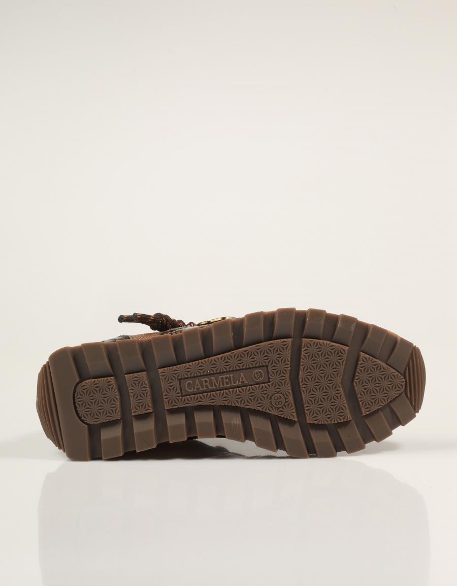 ZAPATILLAS CARMELA ZAPATILLA MARRON en color Marron