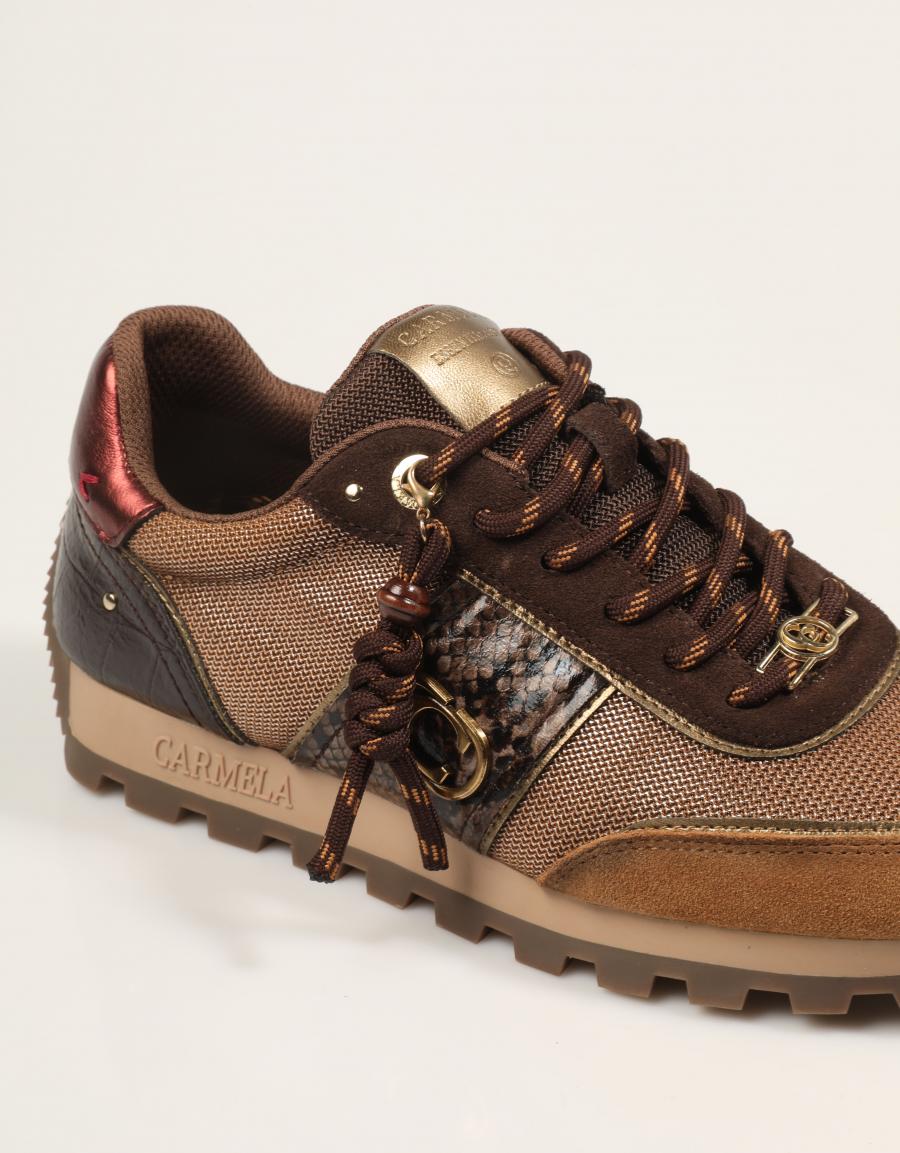 ZAPATILLAS CARMELA ZAPATILLA MARRON en color Marron
