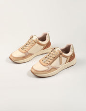 ZAPATILLAS CARMELA ZAPATILLA BEIGE en color Beige