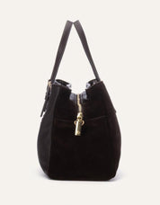 BOLSO CARMELA BOLSO SERRAJE MARRON en color Marron