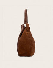BOLSO CARMELA BOLSO SERRAJE CUERO en color Cuero