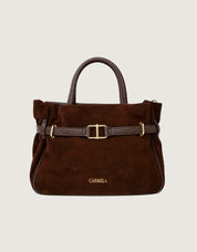 CARMELA BOLSO SERRAJE MARRON 91509