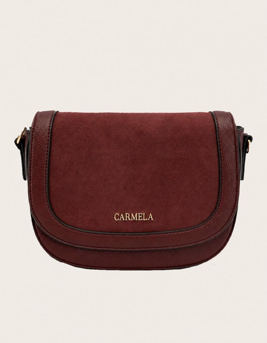 BANDOLERA CARMELA BANDOLERA SERRAJE MARRON en color Marron