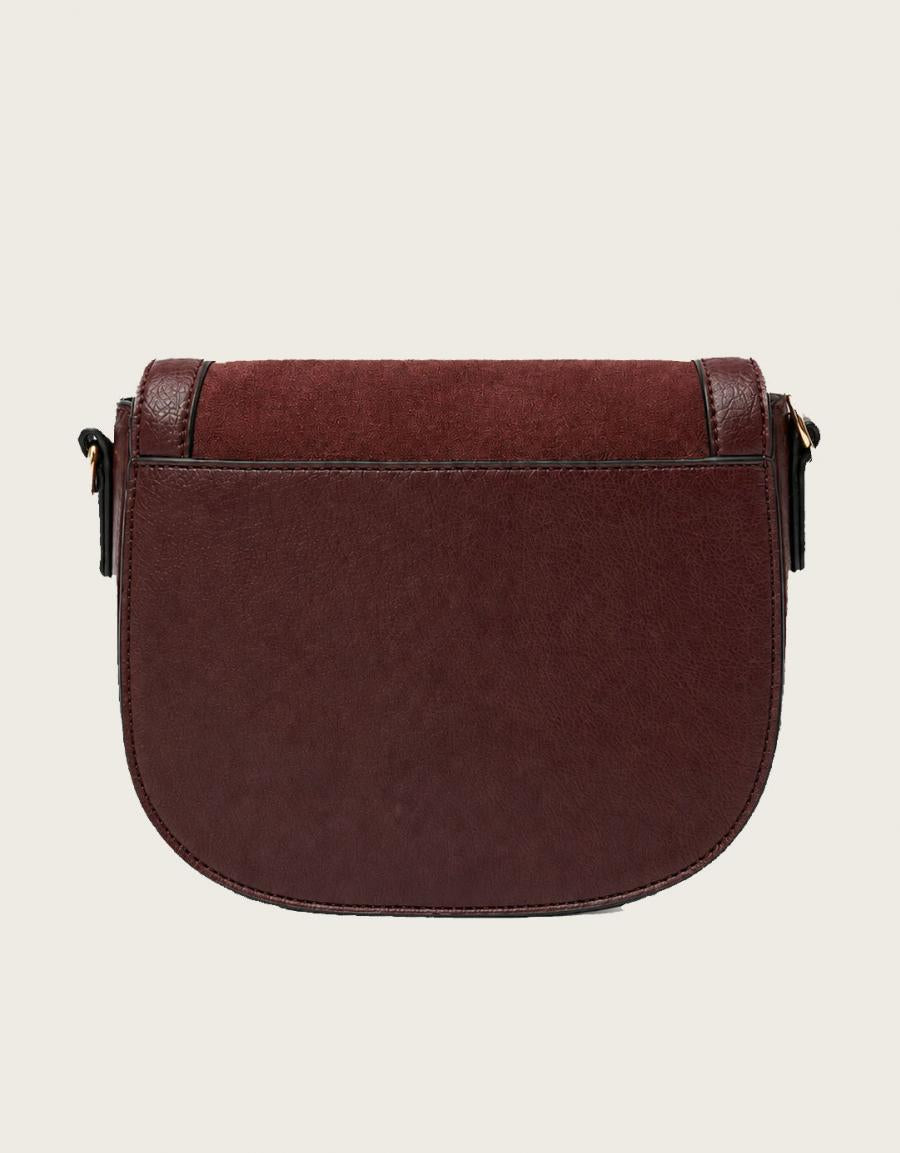 BANDOLERA CARMELA BANDOLERA SERRAJE MARRON en color Marron