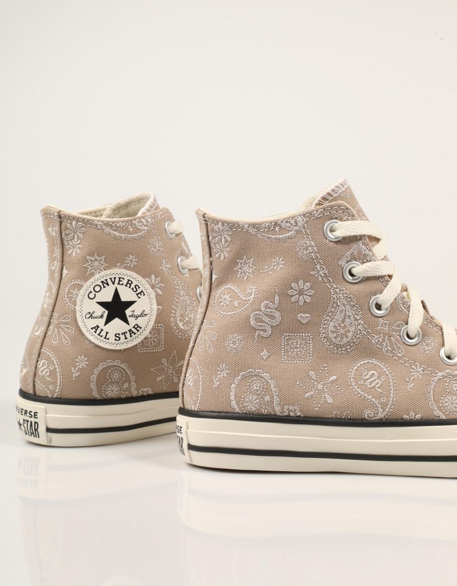 ZAPATILLAS CONVERSE CTAS PAISLEY TAUPE 19183C en color Beige