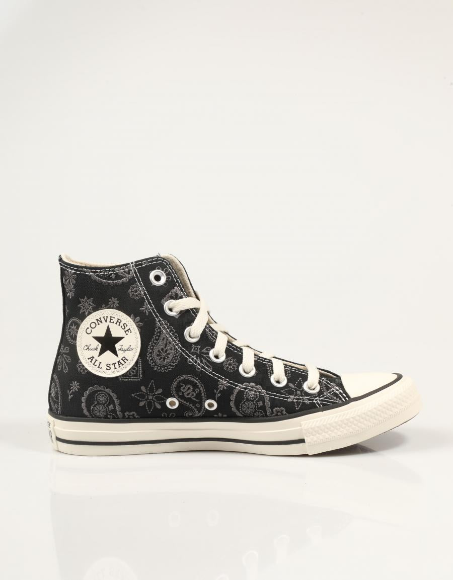ZAPATILLAS CONVERSE CTAS PAISLEY BLACK A19184C en color Negro