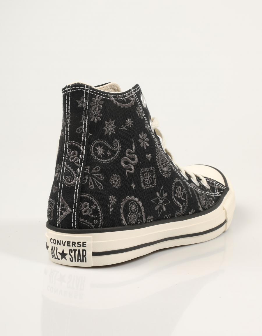 ZAPATILLAS CONVERSE CTAS PAISLEY BLACK A19184C en color Negro