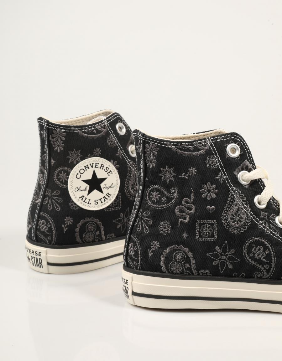 ZAPATILLAS CONVERSE CTAS PAISLEY BLACK A19184C en color Negro