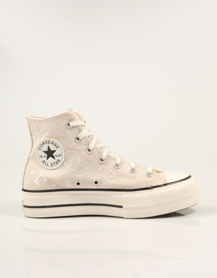 ZAPATILLAS CONVERSE CTAS PAISLEY ICE A22397C en color Beige