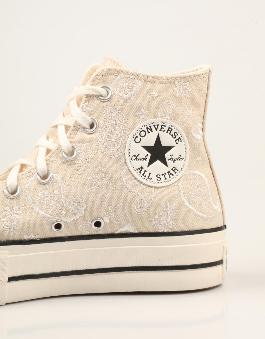 ZAPATILLAS CONVERSE CTAS PAISLEY ICE A22397C en color Beige