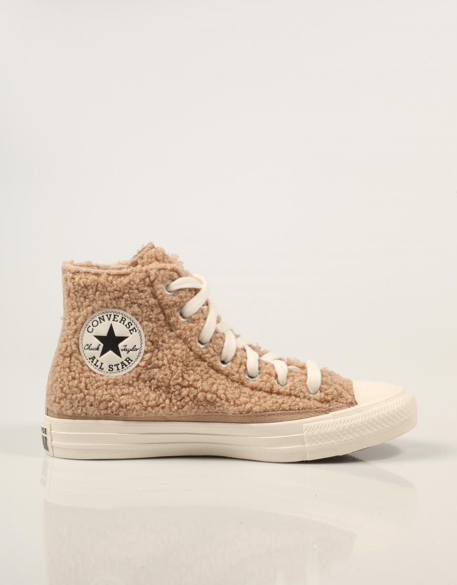 ZAPATILLAS CONVERSE CTAS BEIGE A24897C en color Marron