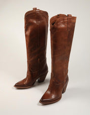 BOTAS CHINI EQUIPE BOTA CAMPERA RAG CACAO en color Cuero