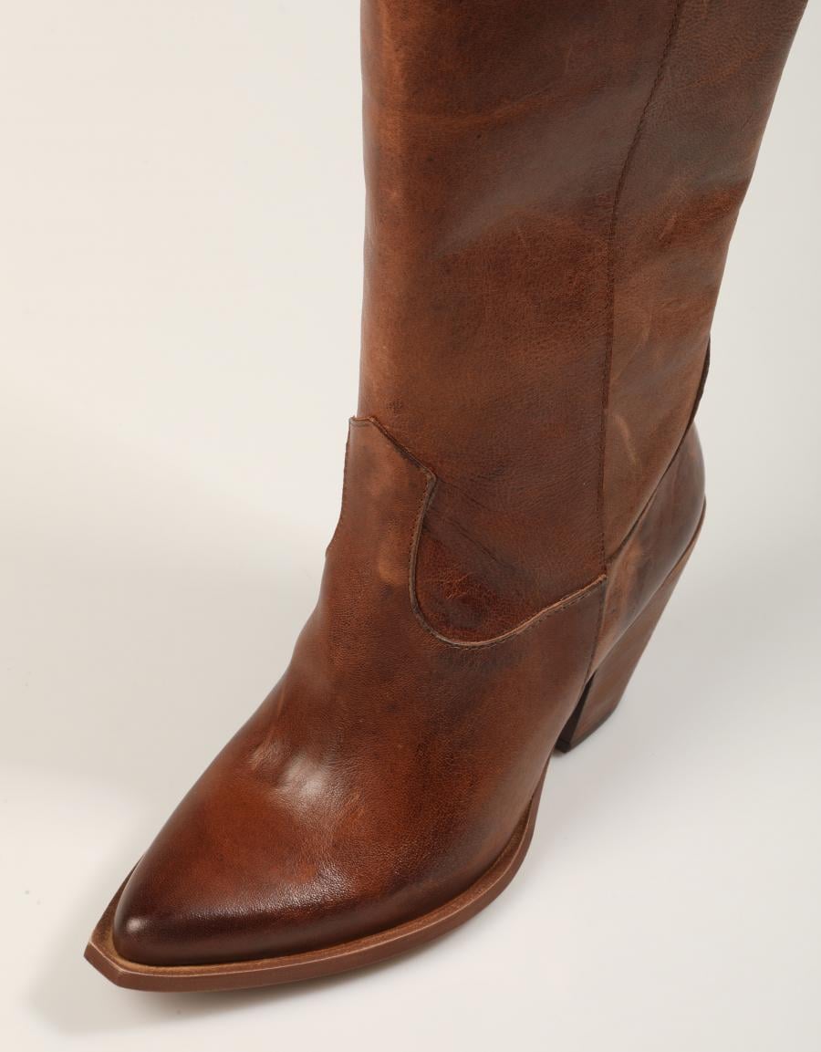BOTAS CHINI EQUIPE BOTA CAMPERA RAG CACAO en color Cuero