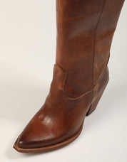 BOTAS CHINI EQUIPE BOTA CAMPERA RAG CACAO en color Cuero