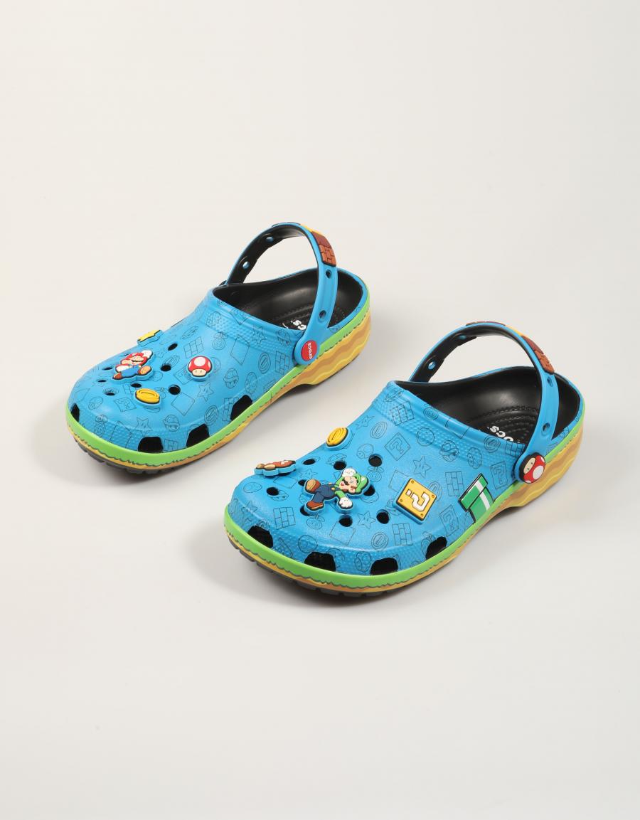 CHANCLAS CROCS SUPER MARIO CORE CLS CLOG en color Multicolor