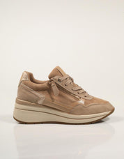 ZAPATILLAS XTI ZAPATILLA TEX BEIGE en color Beige