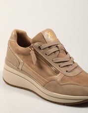 ZAPATILLAS XTI ZAPATILLA TEX BEIGE en color Beige