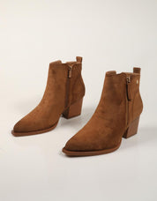 BOTINES XTI BOTIN CAMPERO CAMEL en color Cuero