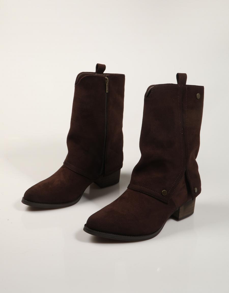BOTAS XTI BOTA ANT MARRON en color Marron