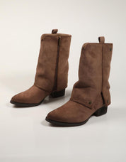 BOTAS XTI BOTA ANT TAUPE en color Taupe