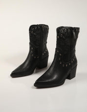 BOTINES XTI BOTIN REMACHES NEGRO en color Negro