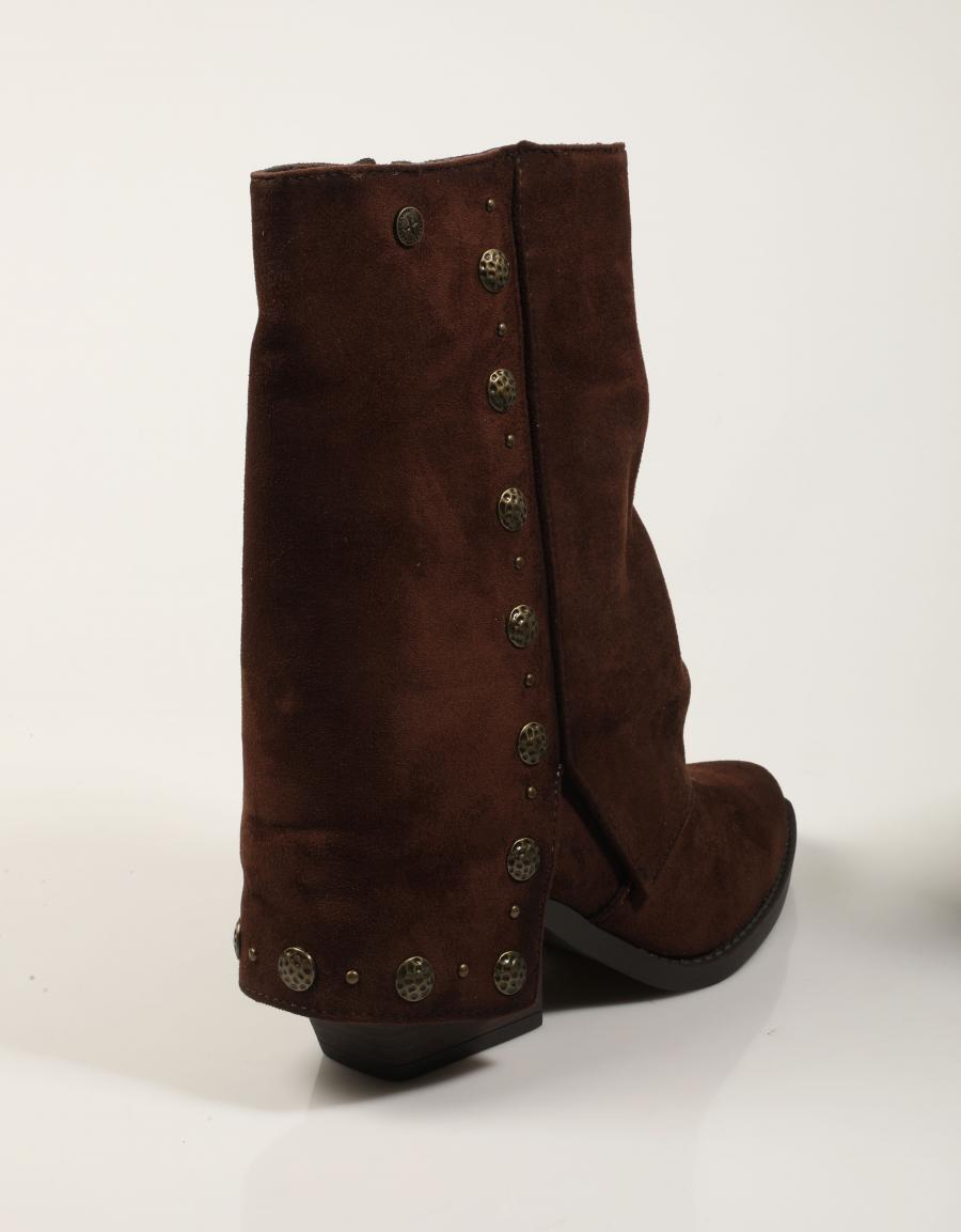 BOTAS XTI BOTA SOLAPA MARRON en color Marron