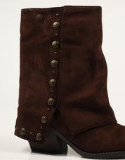 BOTAS XTI BOTA SOLAPA MARRON en color Marron