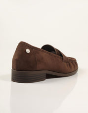 MOCASINES XTI MOCASIN ANTE MARRON en color Marron