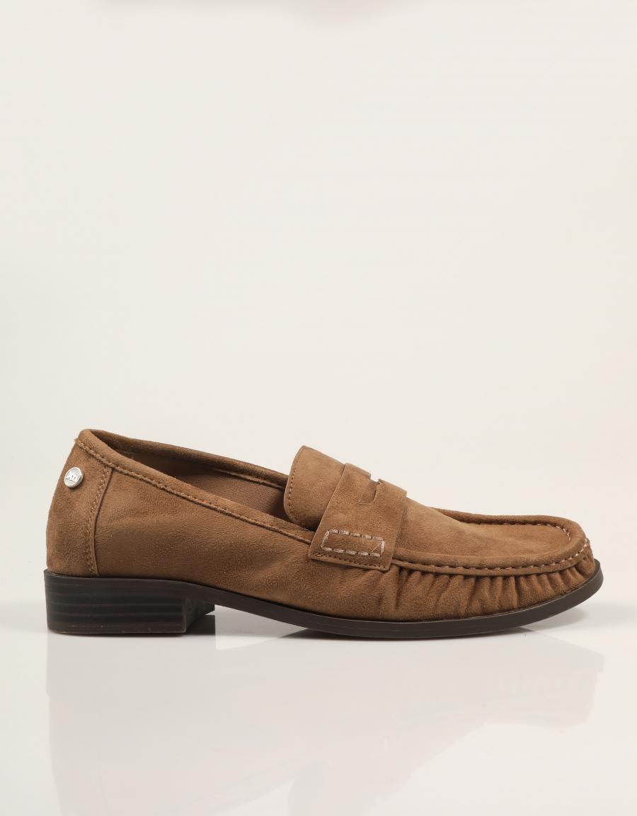 MOCASINES XTI MOCASIN ANTE TAUPE en color Taupe