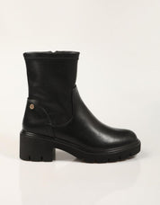 BOTINES XTI BOTIN LISA NEGRO en color Negro