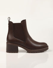 BOTINES XTI BOTIN CHELSEA MARRON en color Marron