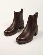 BOTINES XTI BOTIN CHELSEA MARRON en color Marron