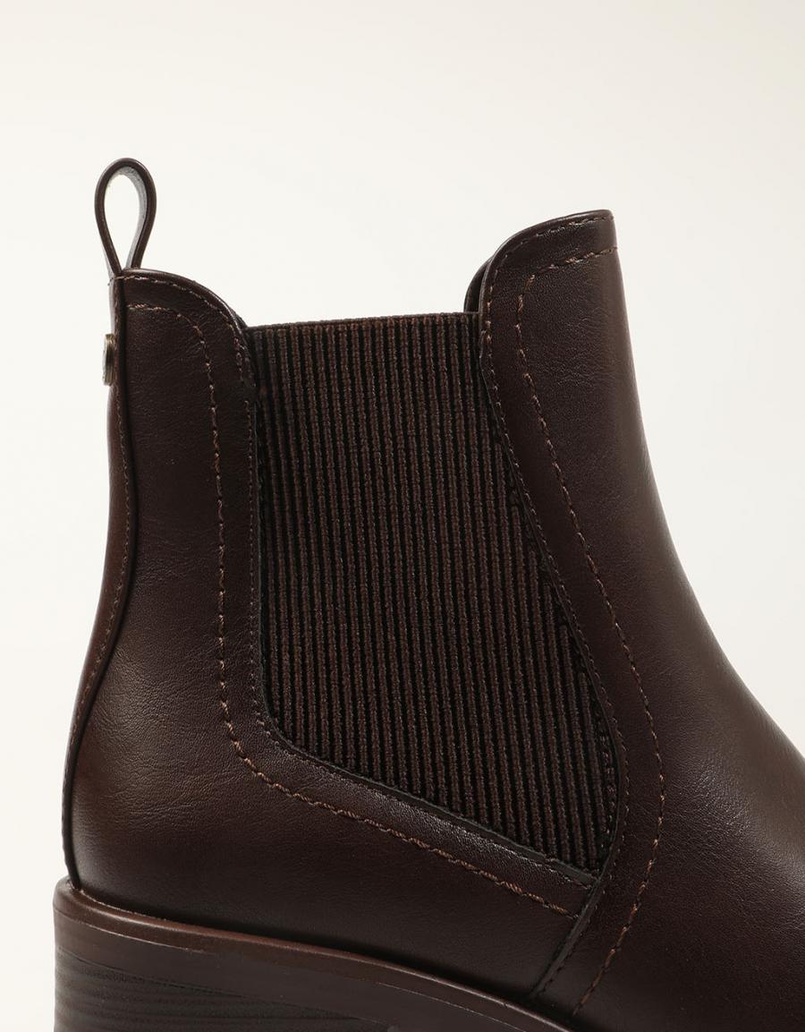 BOTINES XTI BOTIN CHELSEA MARRON en color Marron