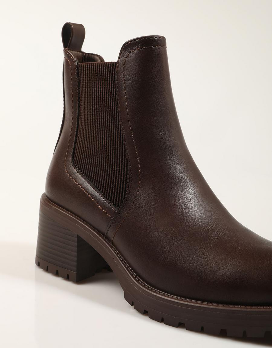 BOTINES XTI BOTIN CHELSEA MARRON en color Marron