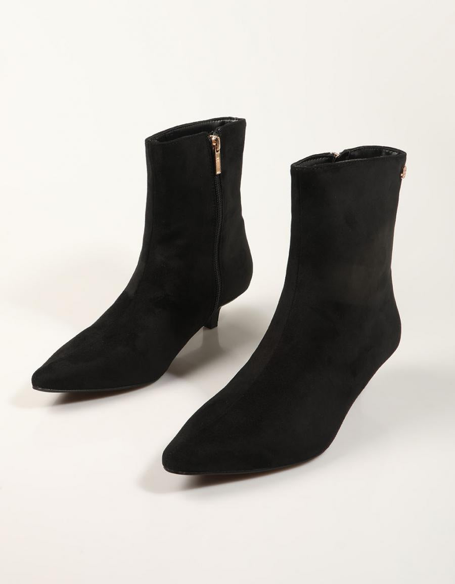 BOTINES XTI BOTIN ANTE NEGRO en color Negro