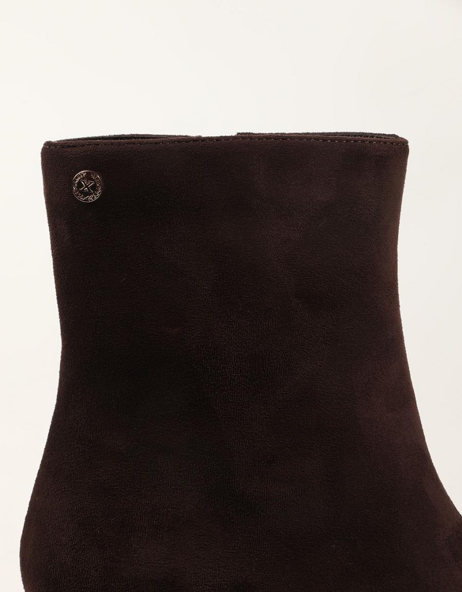 BOTINES XTI BOTIN ANTE MARRON en color Marron