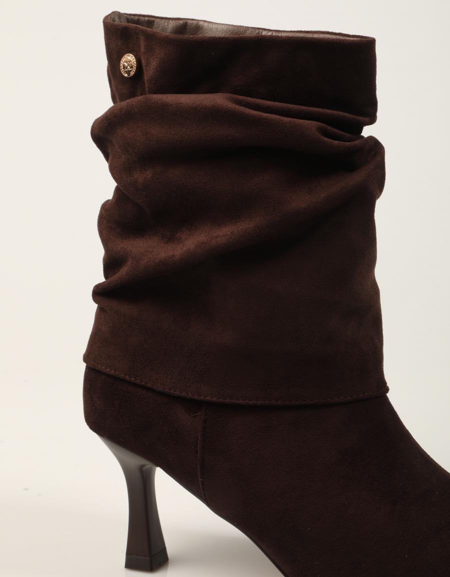 BOTINES XTI BOTA ANTE MARRON en color Marron