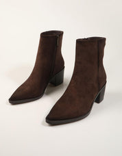 BOTINES XTI BOTIN ANTE MARRON en color Marron