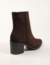 BOTINES XTI BOTIN ANTE MARRON en color Marron