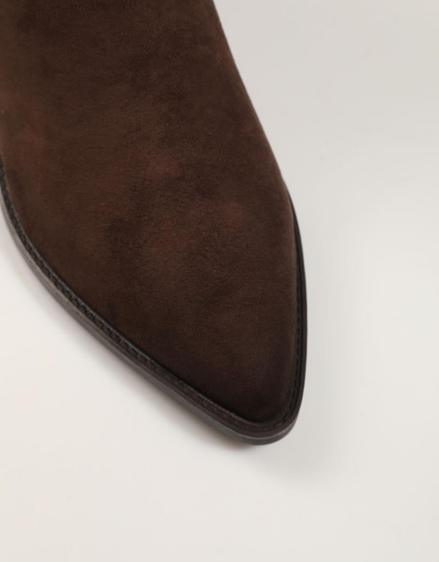 BOTINES XTI BOTIN ANTE MARRON en color Marron