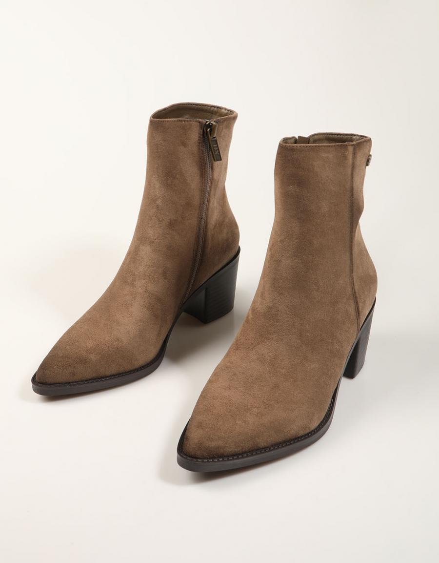 BOTINES XTI BOTIN ANTE TAUPE en color Taupe