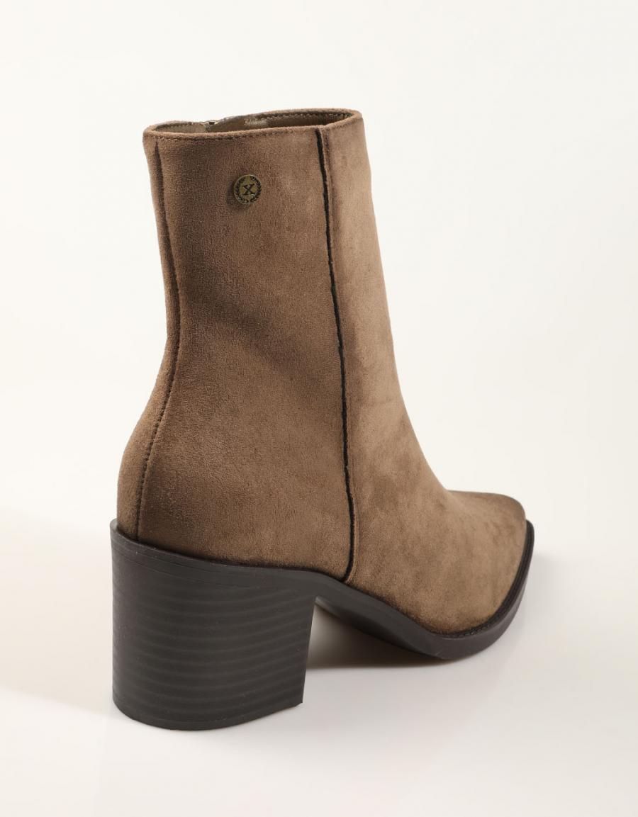 BOTINES XTI BOTIN ANTE TAUPE en color Taupe