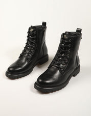 BOTINES XTI BOTIN CORDONES NEGRO en color Negro