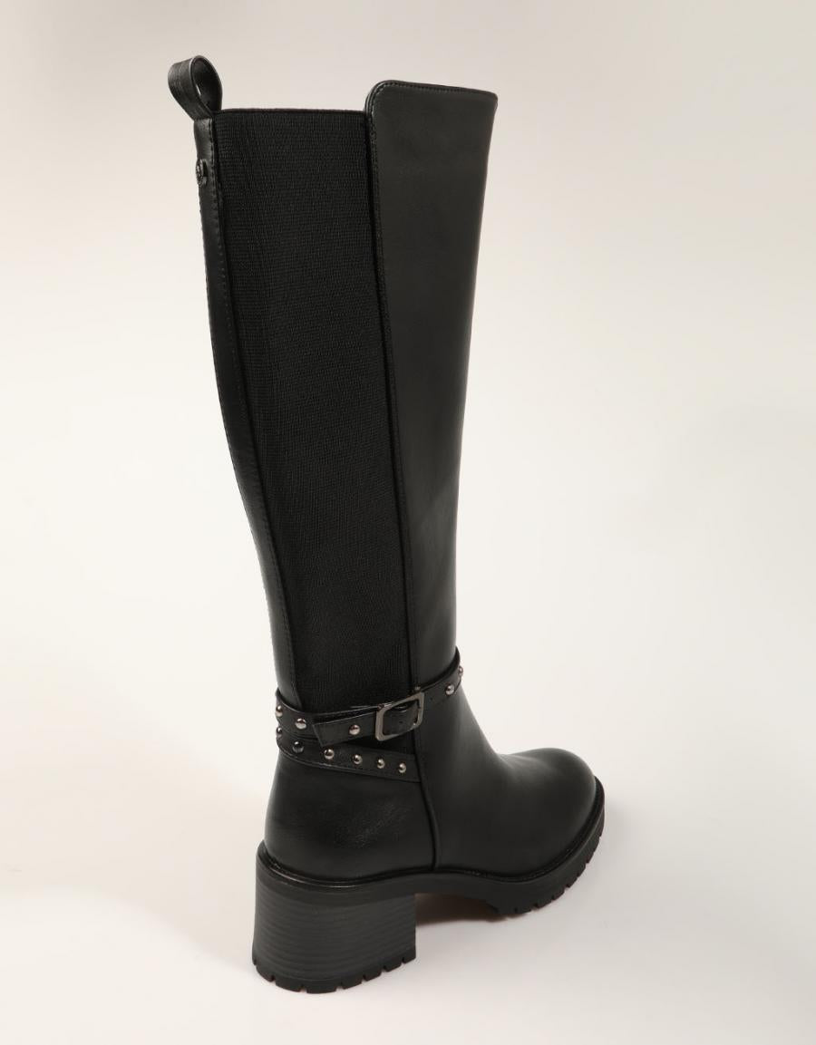 BOTAS XTI BOTA HEBILLA NEGRO en color Negro