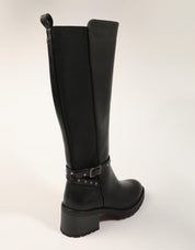 BOTAS XTI BOTA HEBILLA NEGRO en color Negro