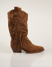 BOTAS XTI BOTA FLECOS CAMEL en color Cuero