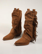 BOTAS XTI BOTA FLECOS CAMEL en color Cuero