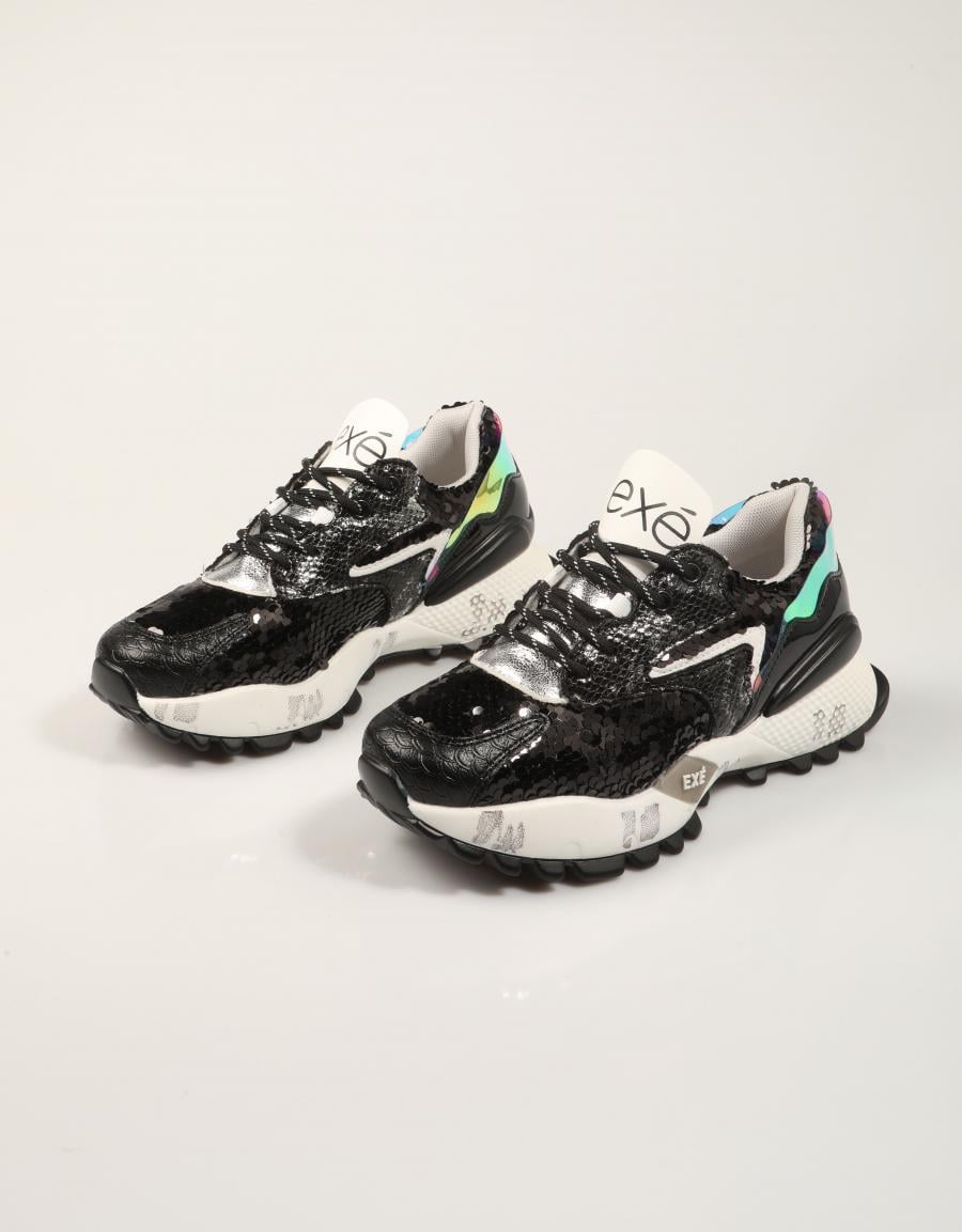 ZAPATILLAS EXE SNEAKER BLACK en color Negro